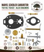 Carburetor Rebuild Kit Marvel Schebler Carburetor TSX159 TSX422  - Allis Chalmers W WC WD WF Tractor
